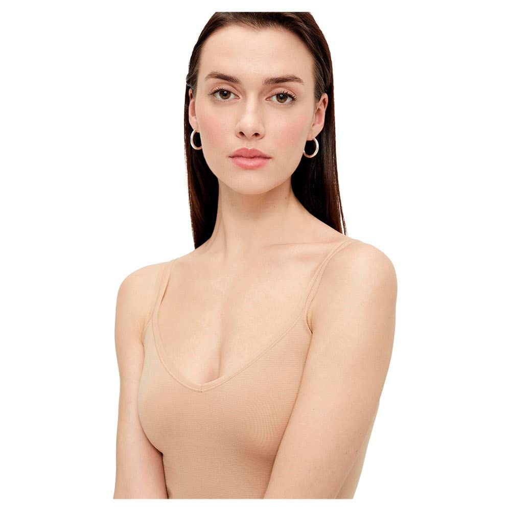 Pieces Pcplain Underwear canotta donna M-L Bianco cotone