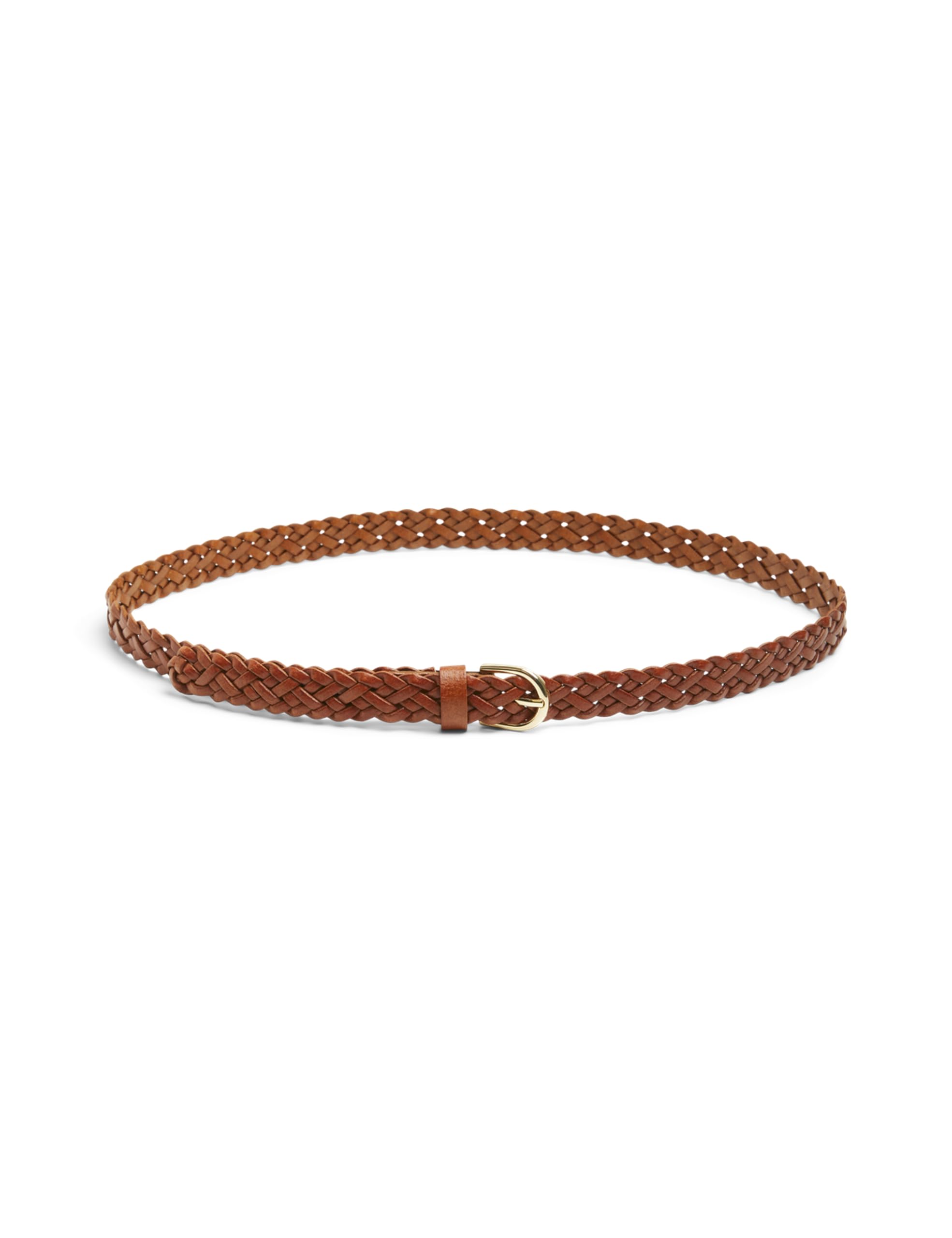 Pieces Pcavery cintura donna pelle intrecciata 80 cognac