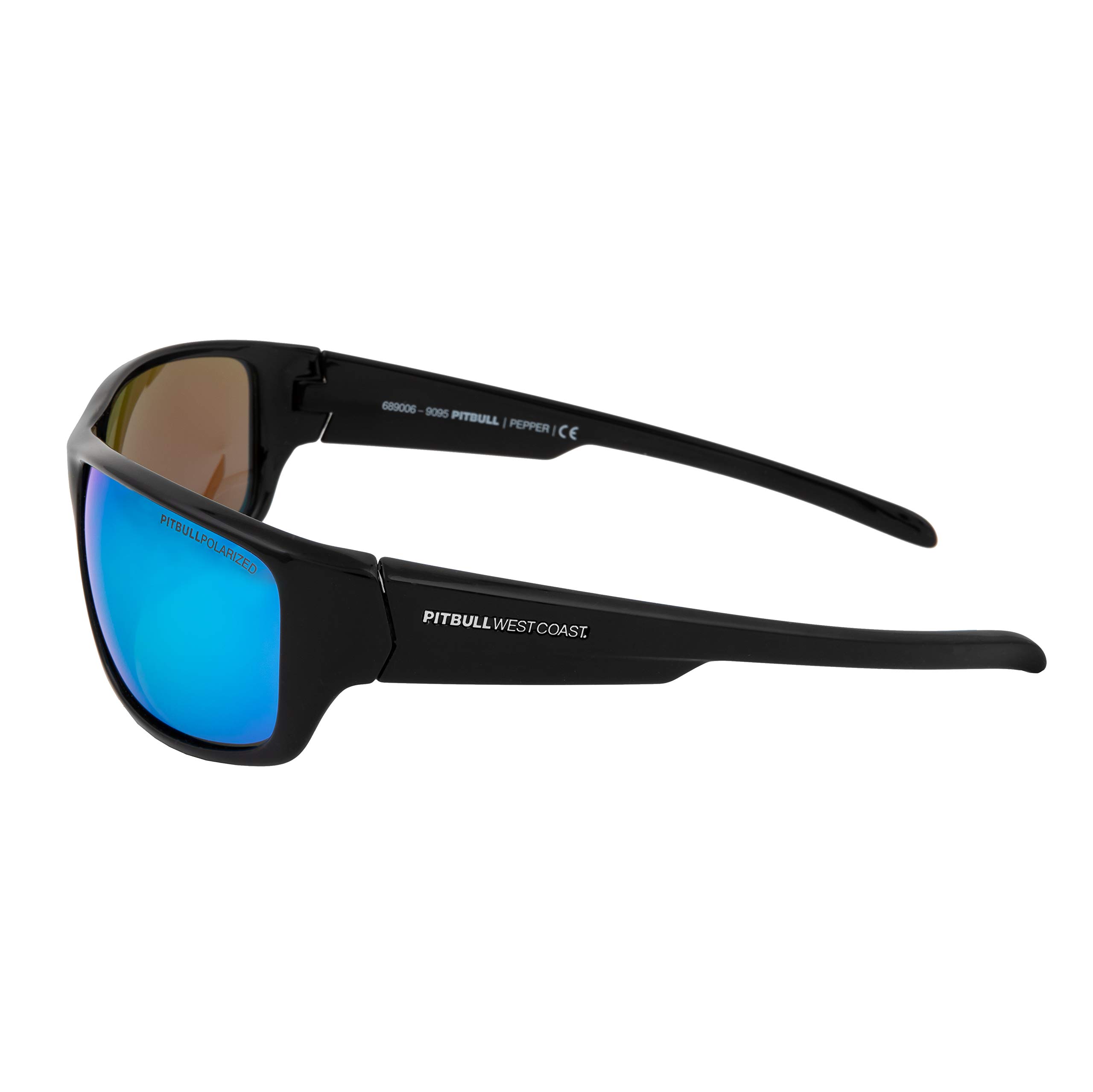 Pit Bull Pepper occhiali da sole Black Blue lente blu