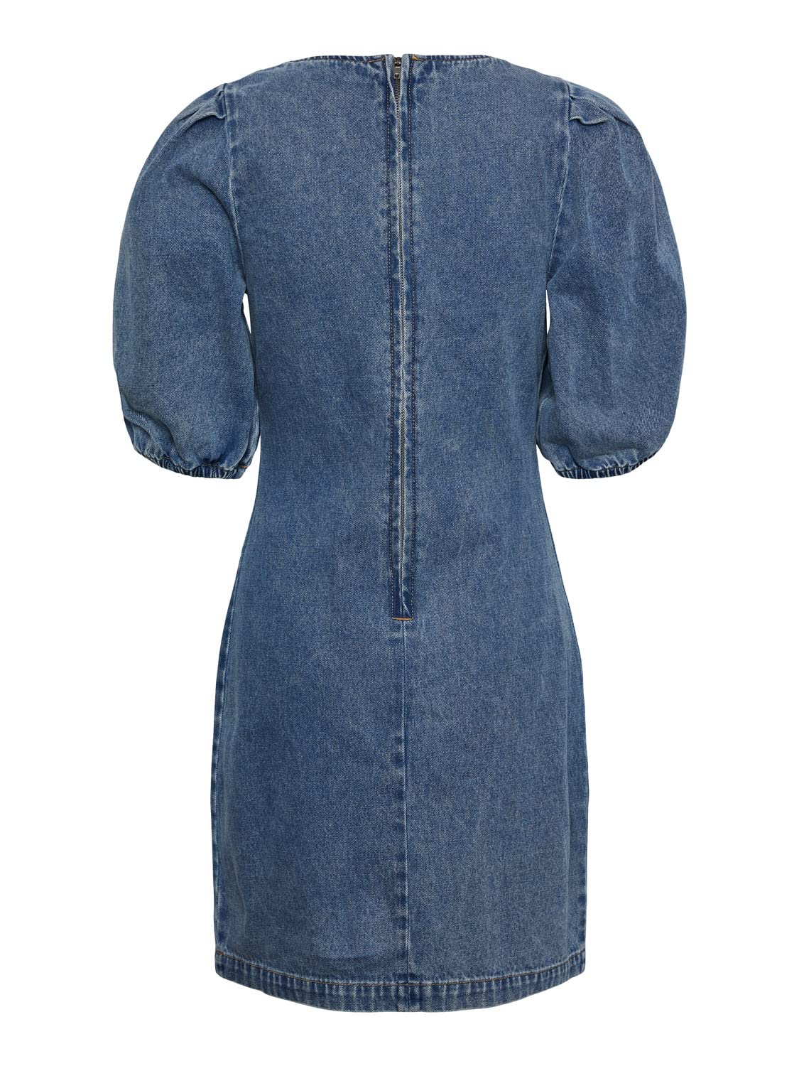 Pieces Pcbru SS Square Neck Dress vestito M scollo quadro