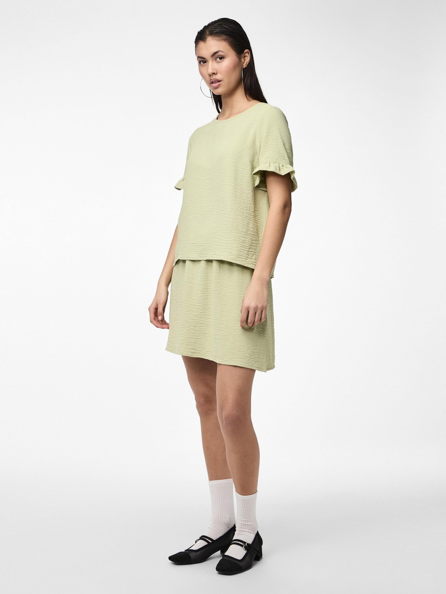 PIECES T-Shirt maglietta donna manica corta