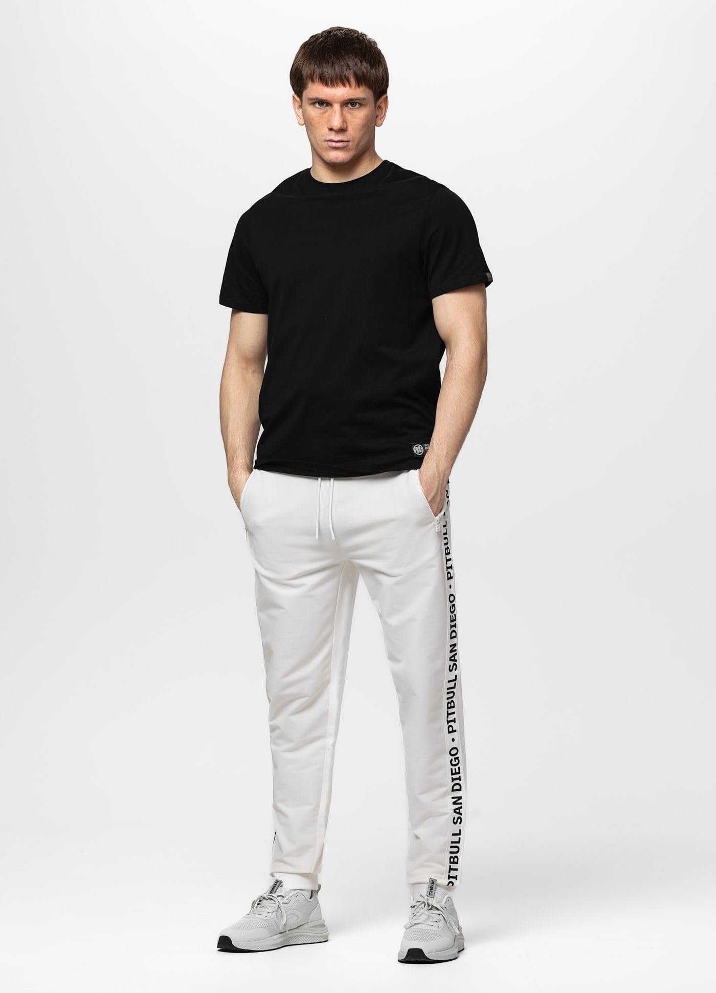 Pitbull Tape Parker pantalone tuta uomo cotone 280 g