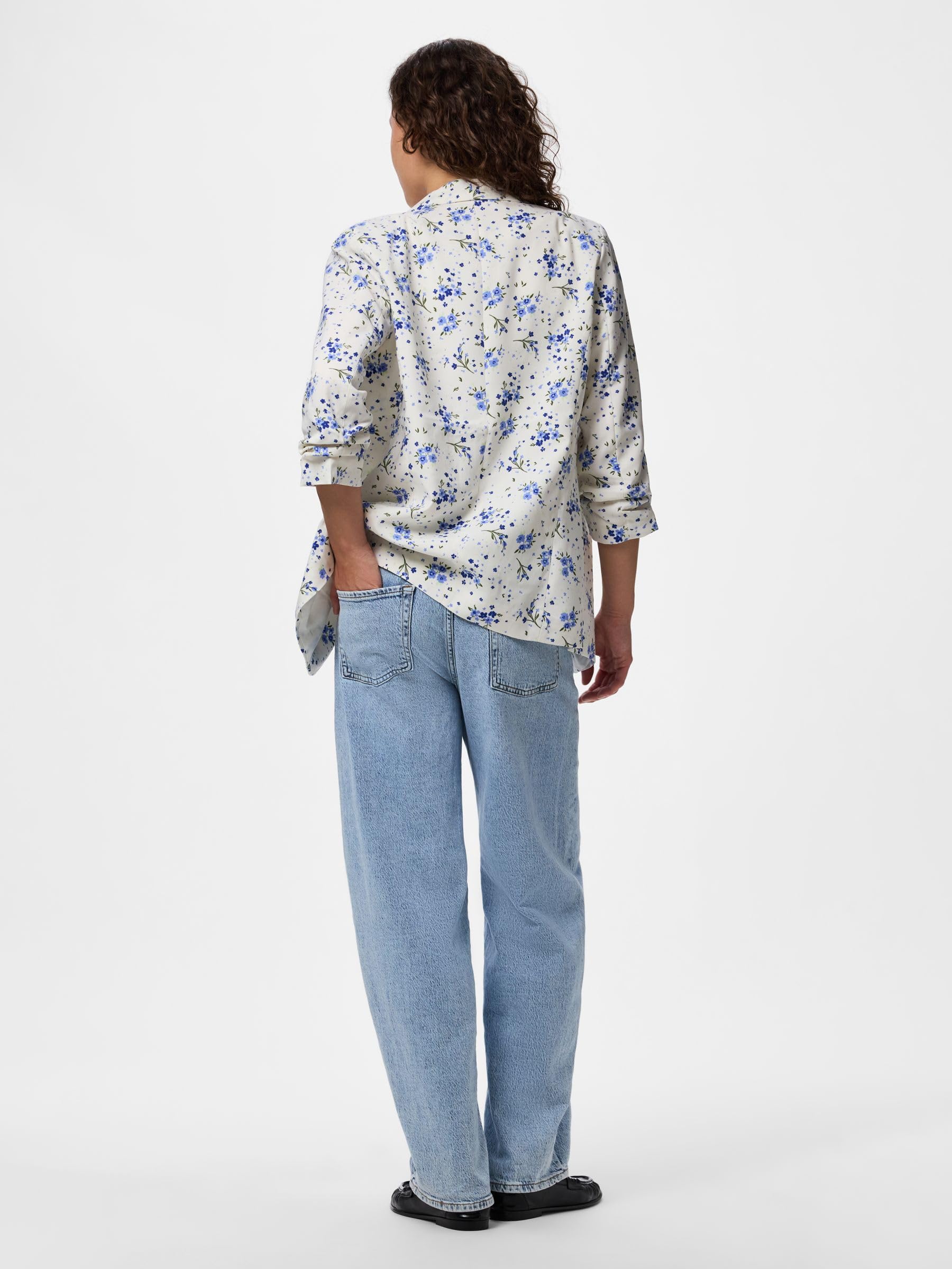 Pieces Pcbosella blazer stampato manica 3/4 donna