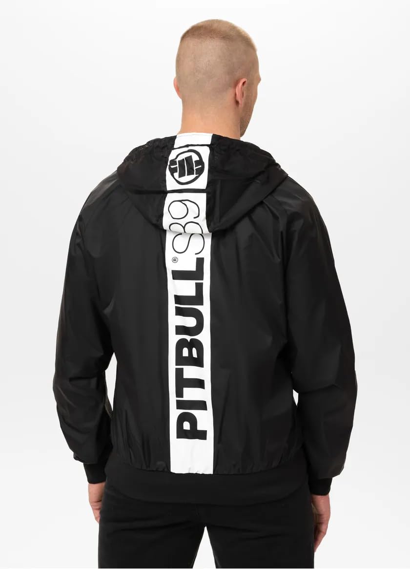 Pitbull Athletic Hilltop giacca uomo con cappuccio antivento