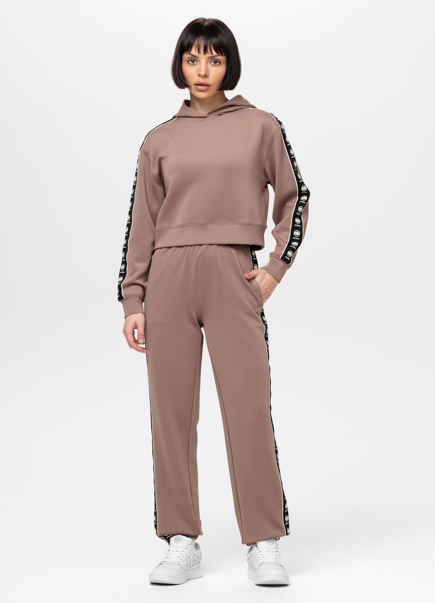 Pitbull Verona Felpa Donna con Cappuccio Loose Fit
