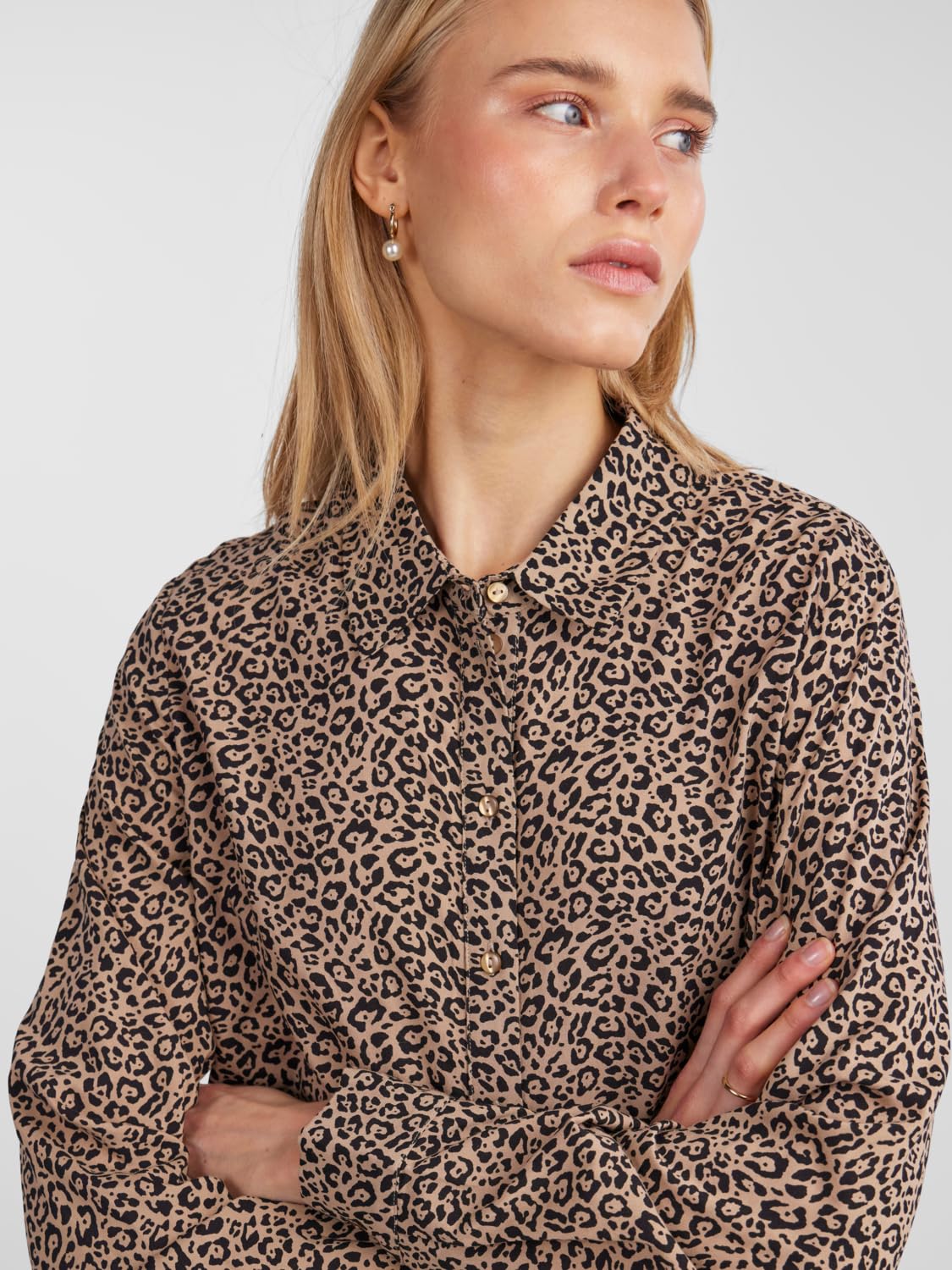 Pieces Pcnova LS Shirt Noos BC camicia donna