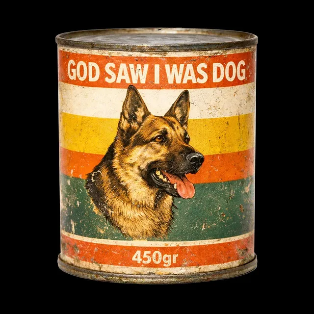 Matrix Music Store God Saw Dog T-shirt in cotone organico