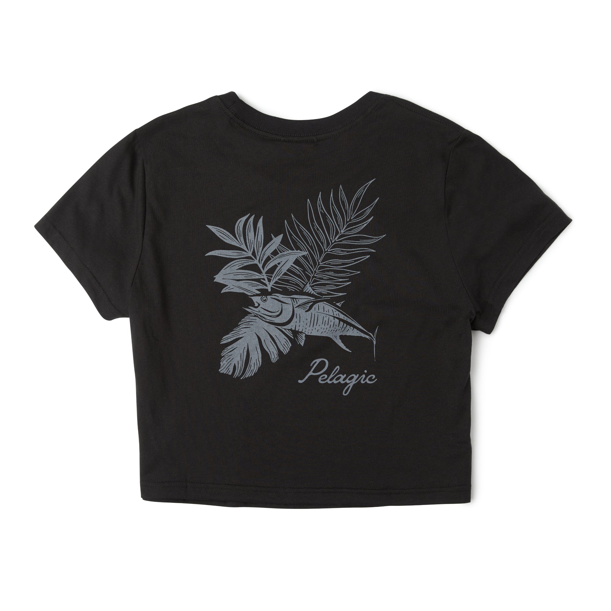 Pelagic Tropic Tuna maglietta donna nera cotone