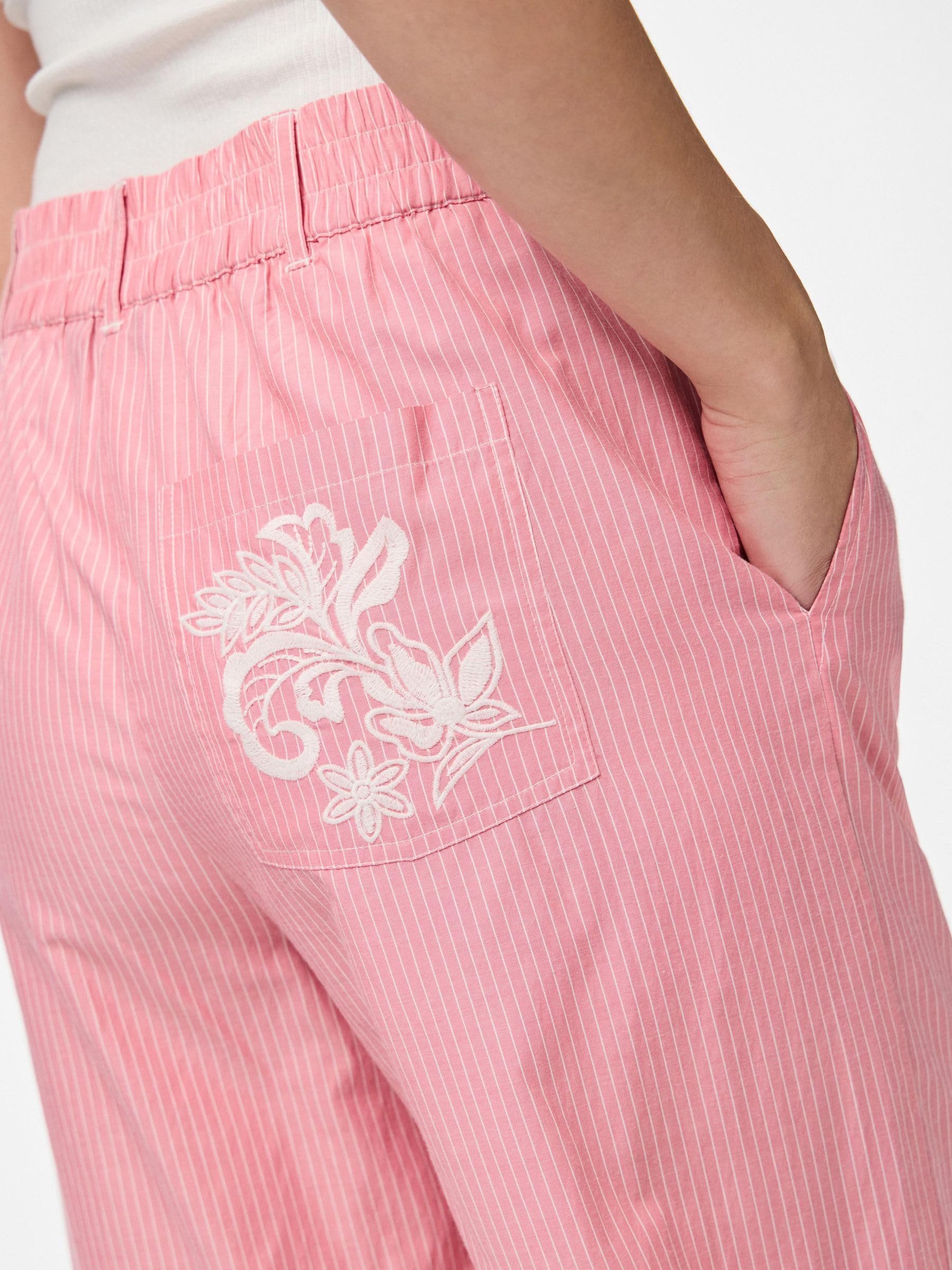 Pieces Pcsarah MW pantaloni donna taglia S gamba larga