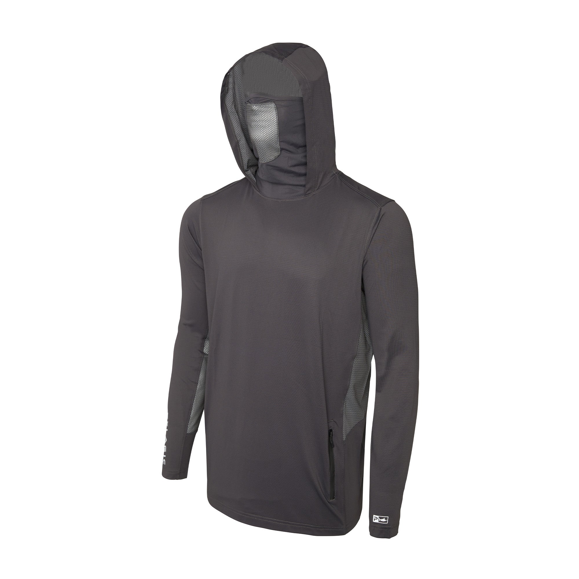 Pelagic Exo-Tech felpa uomo graphite UPF 50+