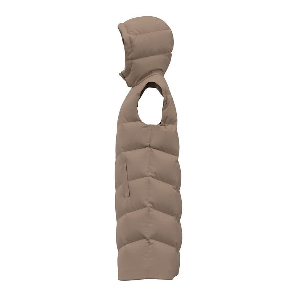 Pieces Pcjamilla Noos BC gilet lungo visone trapuntato