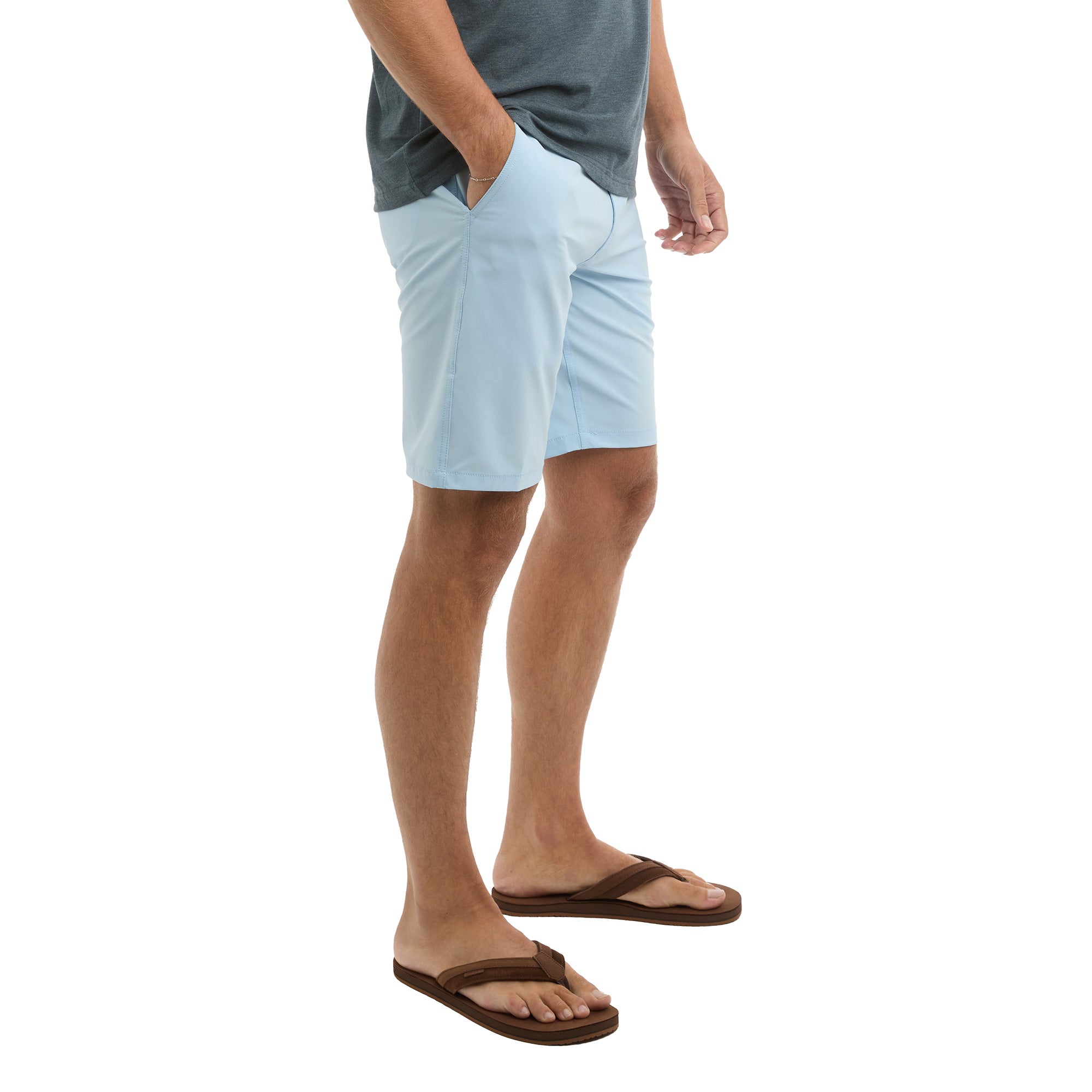 Pelagic Mako shorts uomo azzurri tessuto elasticizzato