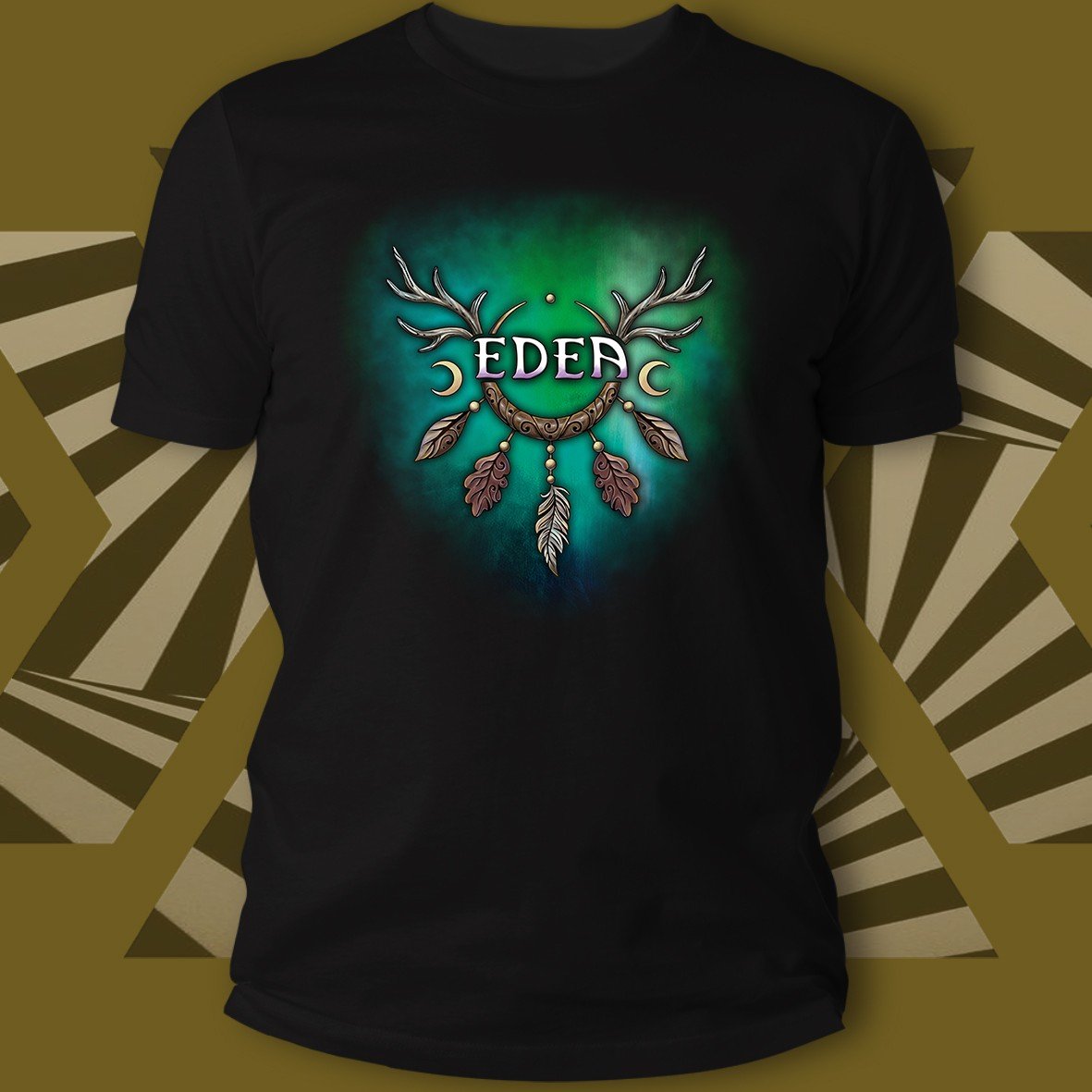 Matrix Music Store Tee-Records Edea Logo t-shirt cotone organico