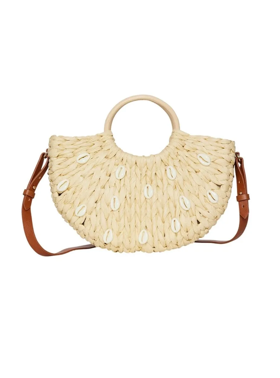 Pieces Pcalba Sww tracolla donna naturale