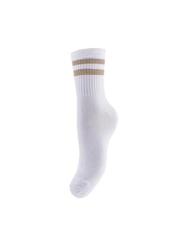 Pieces Pccally Socks Noos calzini bianco strisce menta