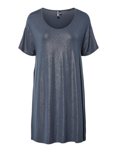 Pieces Pcalice SS Glitter Dress Jrs abito M tessuto elasticizzato