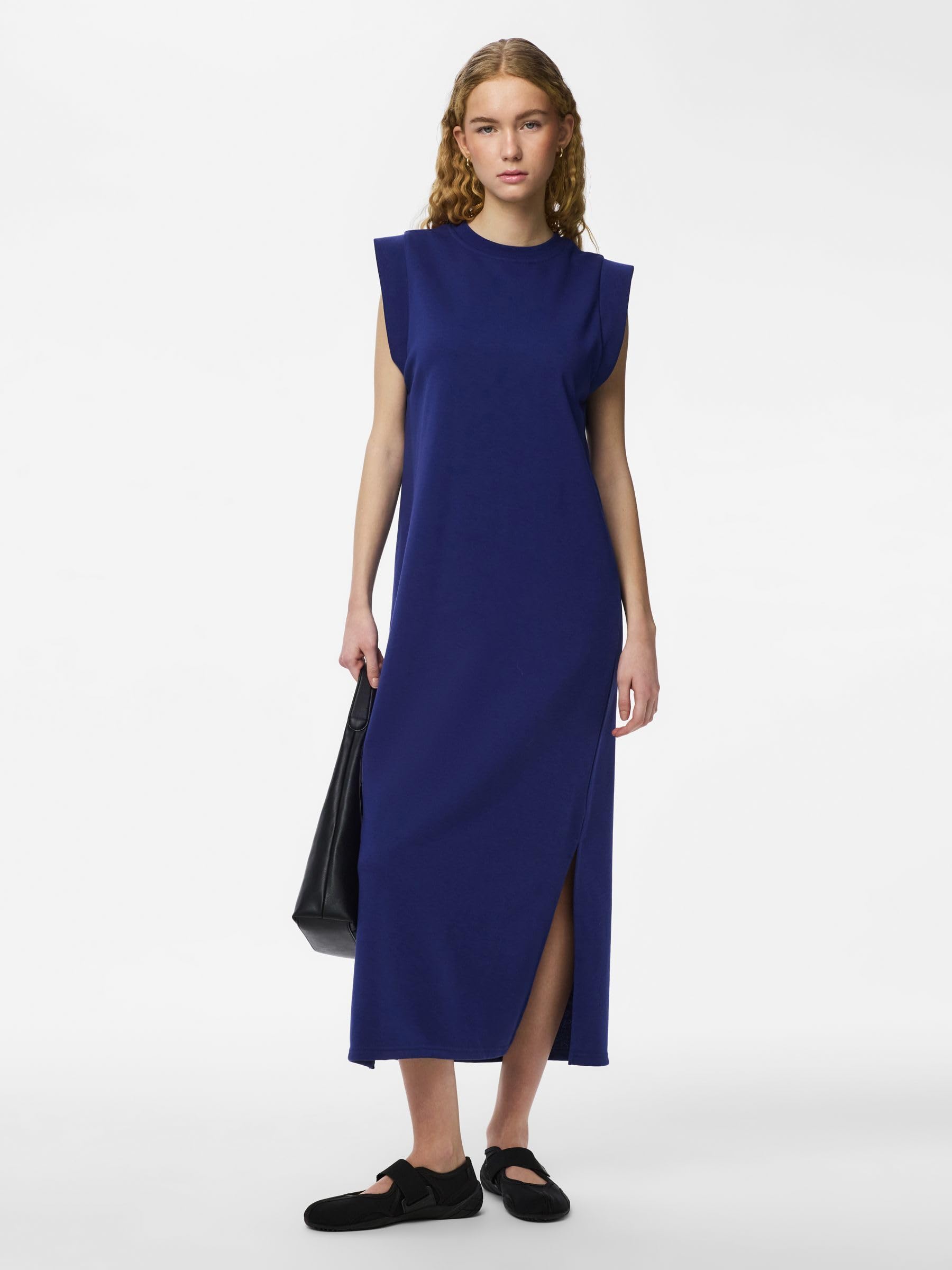 Pieces Pcchilli Summer SL Abito donna lungo senza maniche