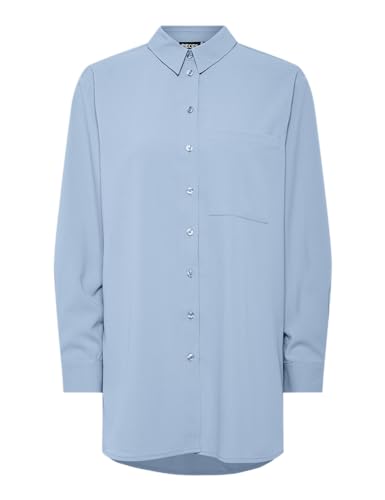 Pieces Pcpoppy LS Oxford Loose Shirt Noos camicia donna
