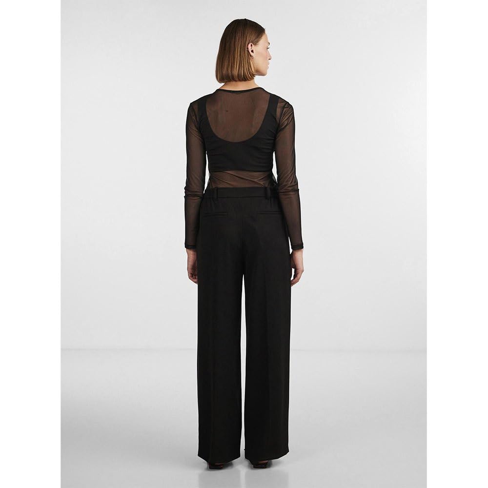 PIECES Pccamil HW Wide Pant Noos pantaloni donna cotone