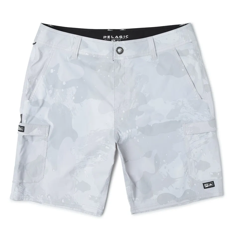 Pelagic Madeira Cargo pantaloncini mimetico grigio stretch