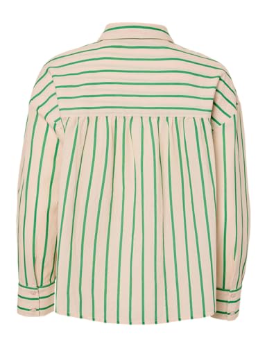 Pieces Pcjavia LS Stripe camicia donna righe cotone