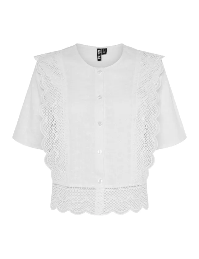 Pieces Pcsiminna SS Top maglietta donna L manica corta