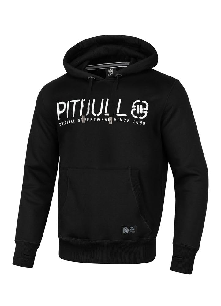Pit Bull West Coast Origin felpa uomo cappuccio cotone