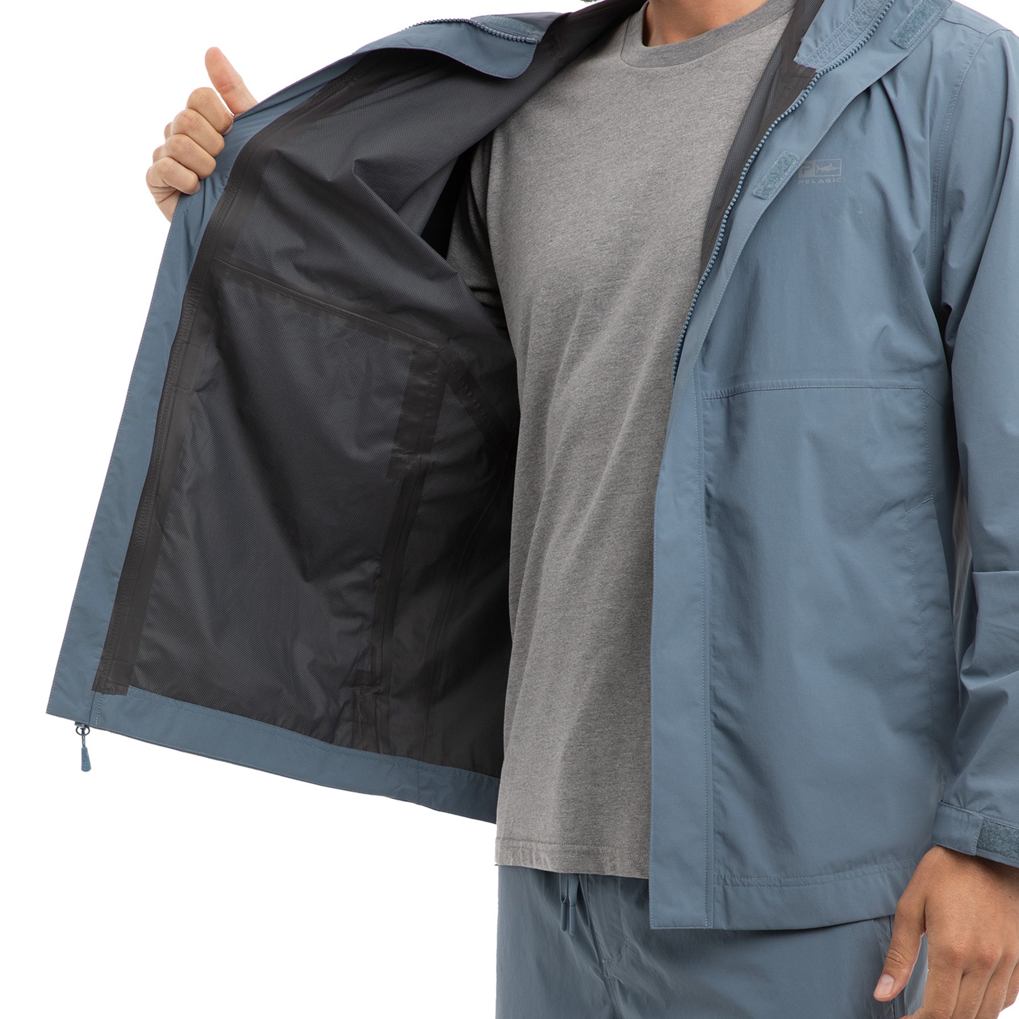 Pelagic Squall Jacket giacca petrol L impermeabile