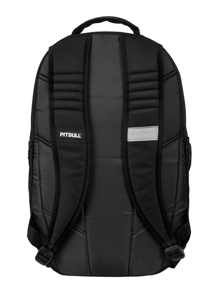Pitbull Airway Hilltop XL zaino uomo nero-bianco logo nylon