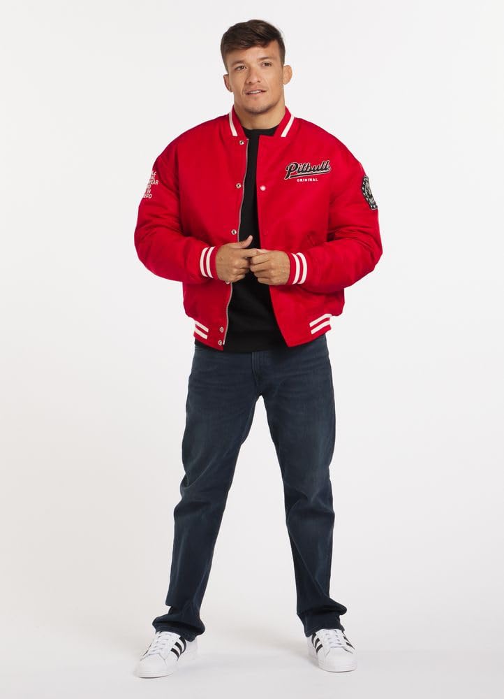 Pitbull College Giacca Uomo Mezza Stagione in Cotone