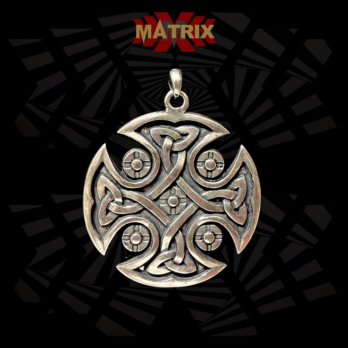 Celtic Medallion ciondolo zamak con cordino