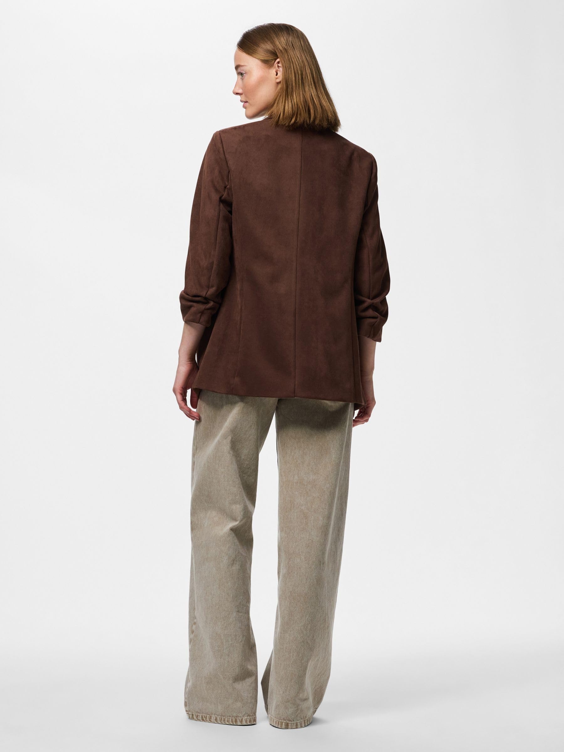 Pieces Pcbosella 3/4 Brushed Blazer Donna Taglia L
