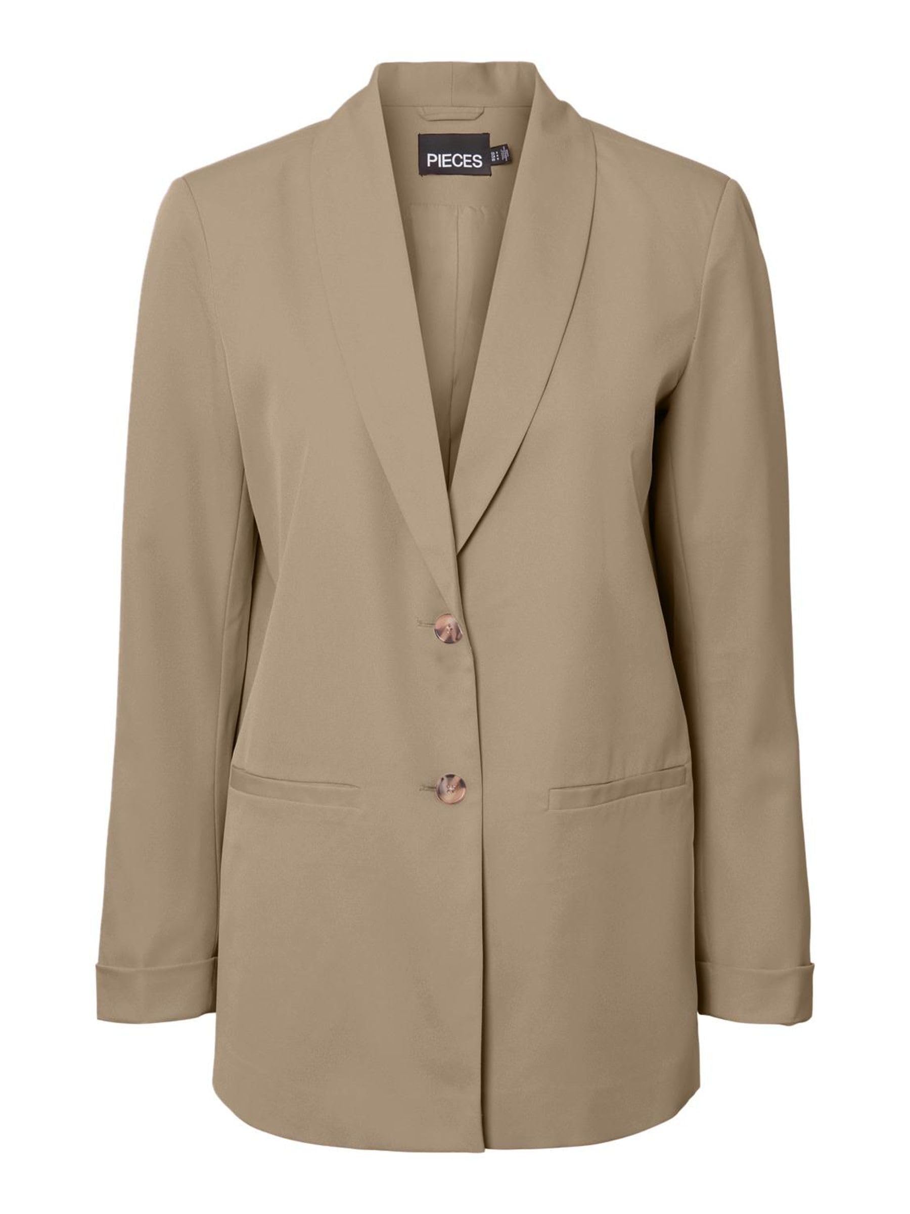 Pieces blazer donna lungo M elasticizzato foderato