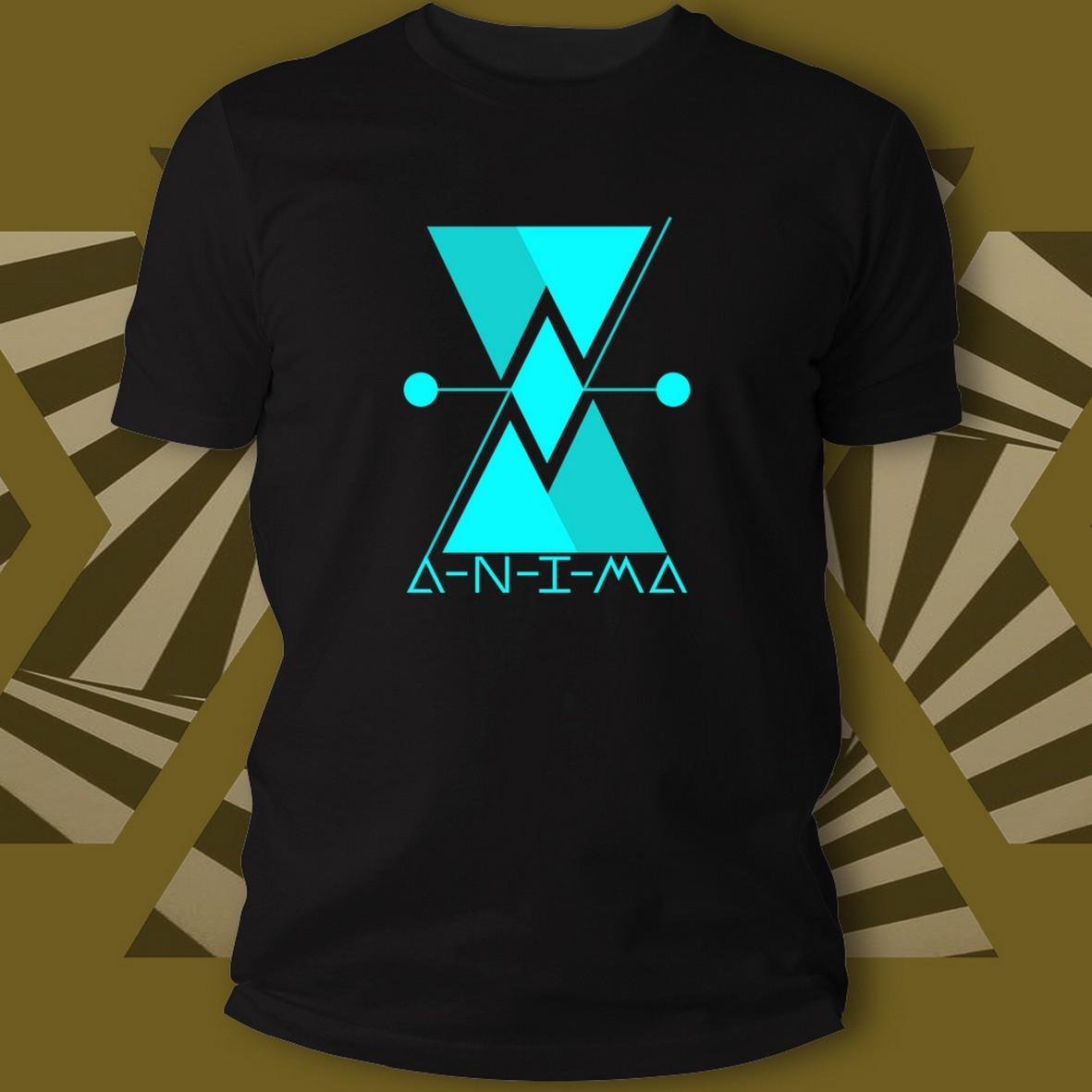 Matrix Music Store Tee-Records Anima Eyes Logo t-shirt cotone organico