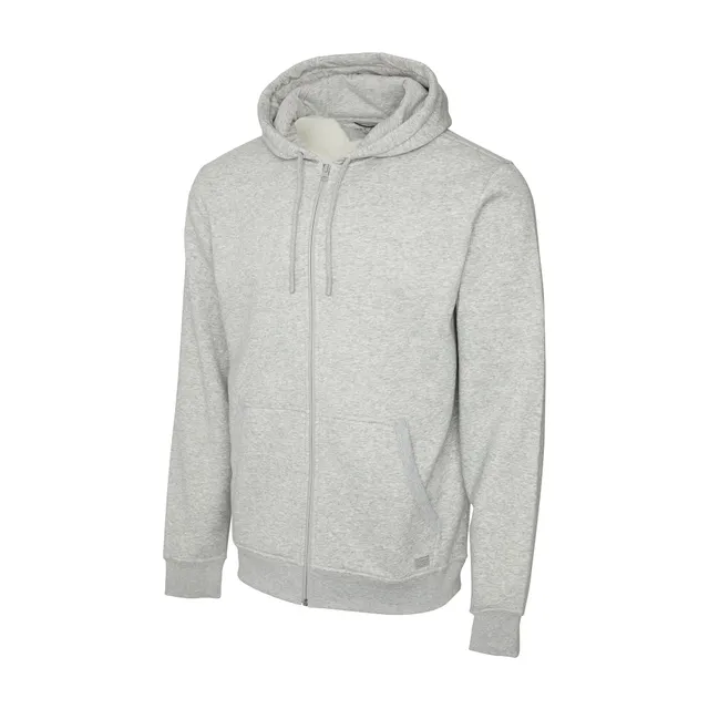 Pelagic Tanner felpa zip uomo grigio cotone