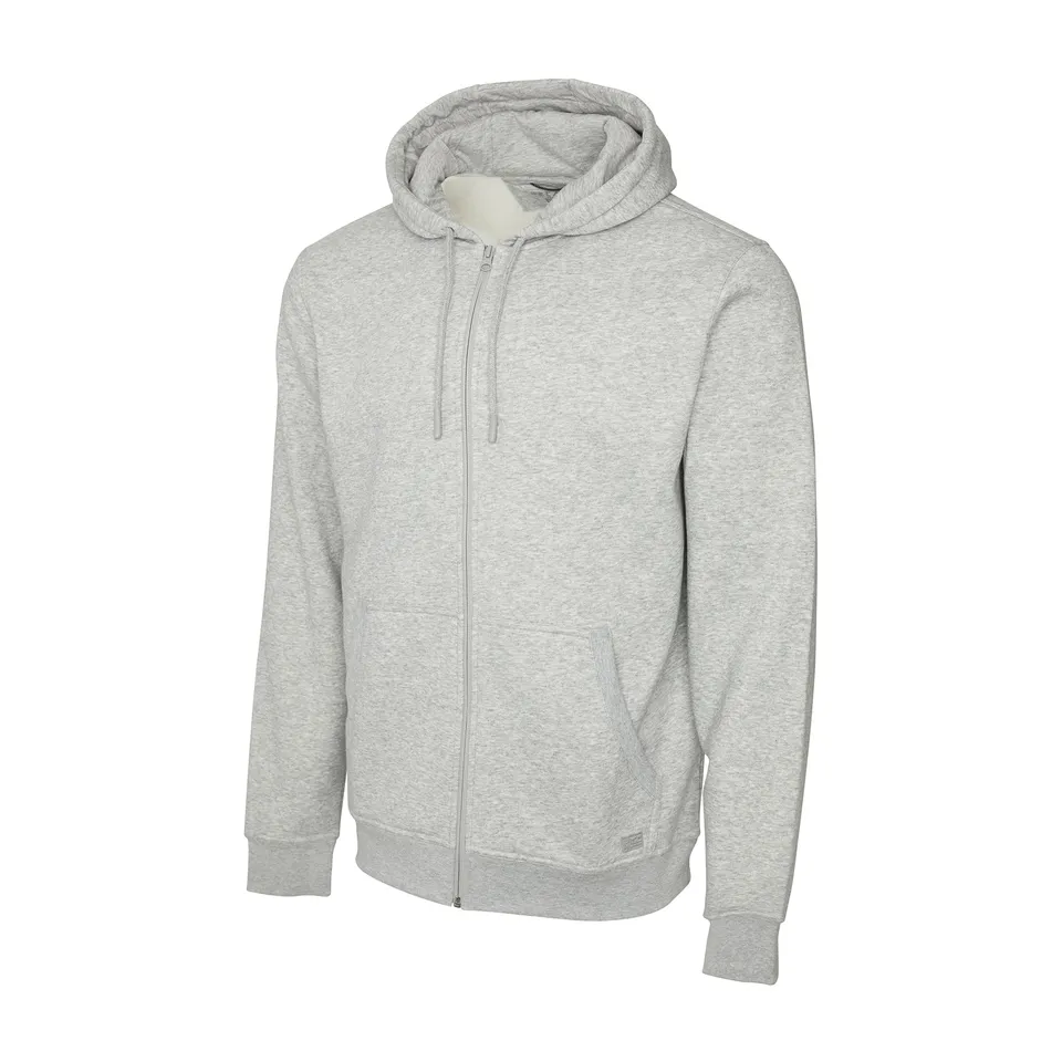 Pelagic Tanner felpa zip uomo grigio cotone