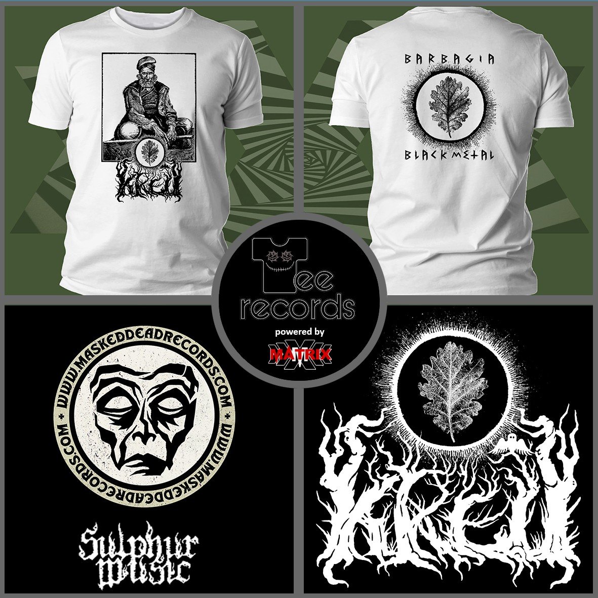Matrix Music Store Kreu Brancas t-shirt cotone organico
