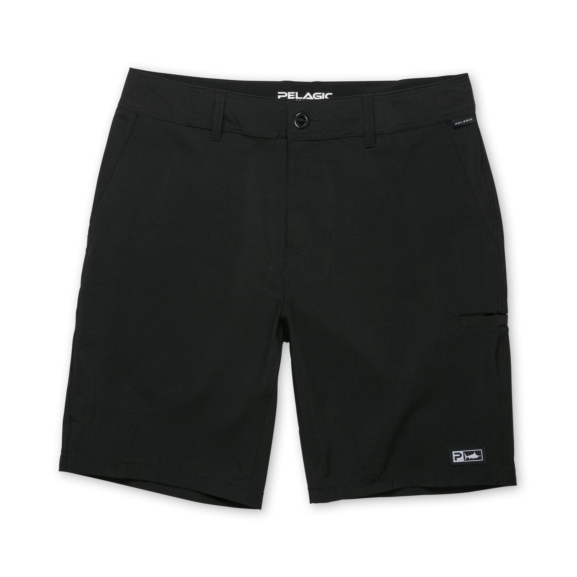 Pelagic Mako shorts uomo neri tessuto elasticizzato