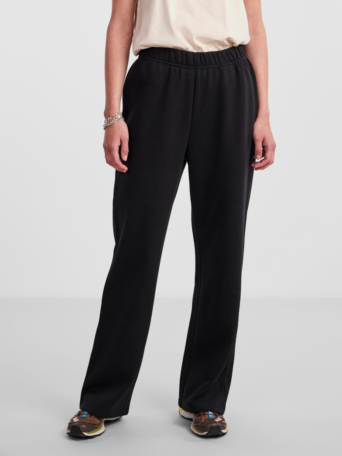 PIECES Pcchilli HW Wide Sweat Pants Noos BC pantaloni tuta vita alta