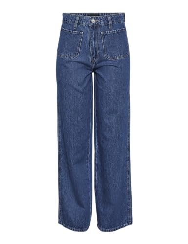 Pieces Pcsky HW Pocket Wide jeans donna XS