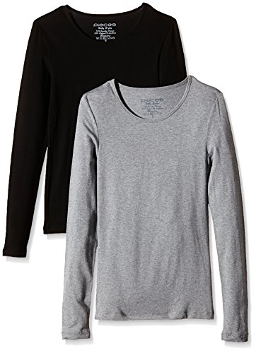 Pieces Pcholly LS magliette donna M 2 pezzi cotone