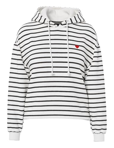 PIECES Pcchilli LS felpa cappuccio donna taglia M a righe