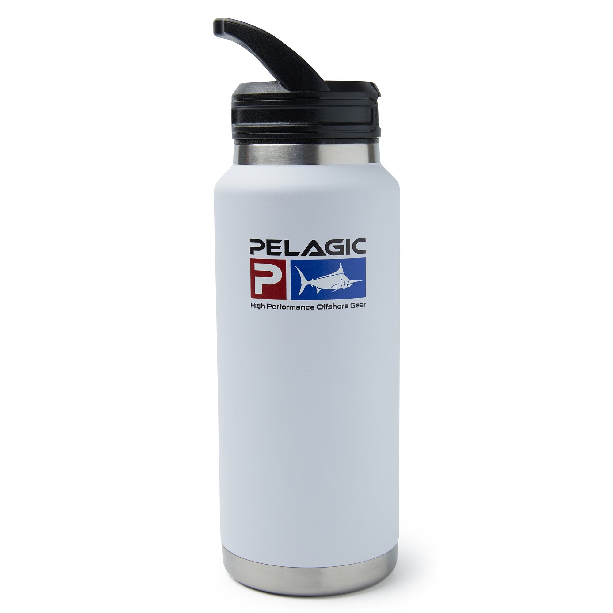 Pelagic 36oz Borraccia Termica Bianca Acciaio
