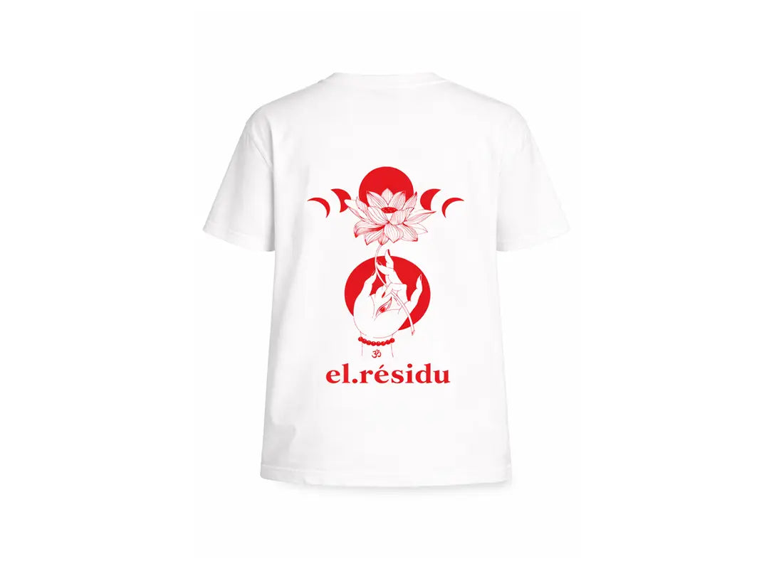 el.residu Saumya #bw t-shirt bianca 100% cotone