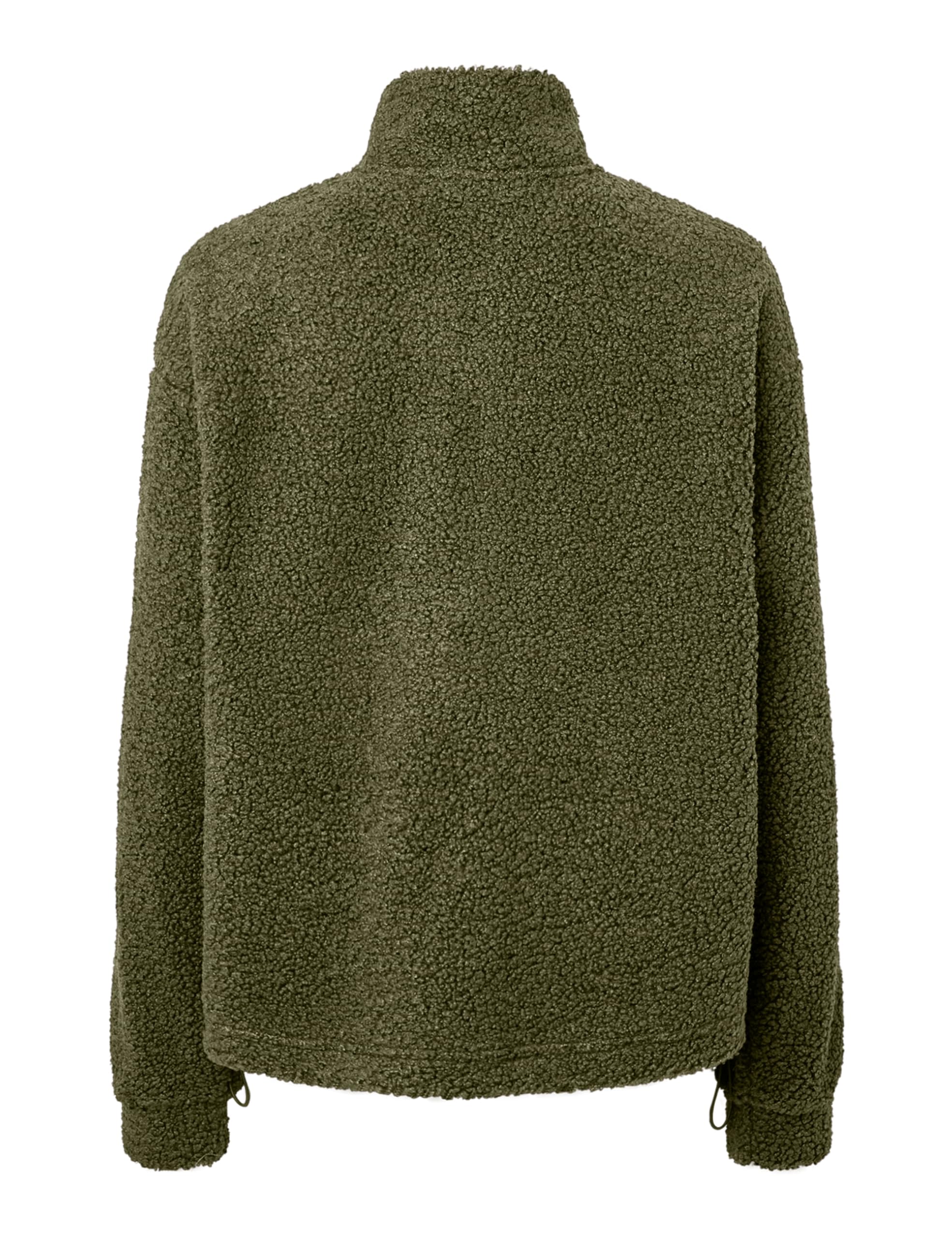 Pieces Pckatty Teddy giacca mezza zip donna