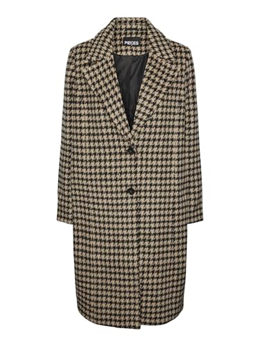 Pieces Pcandrea Cappotto Donna a Quadri XS
