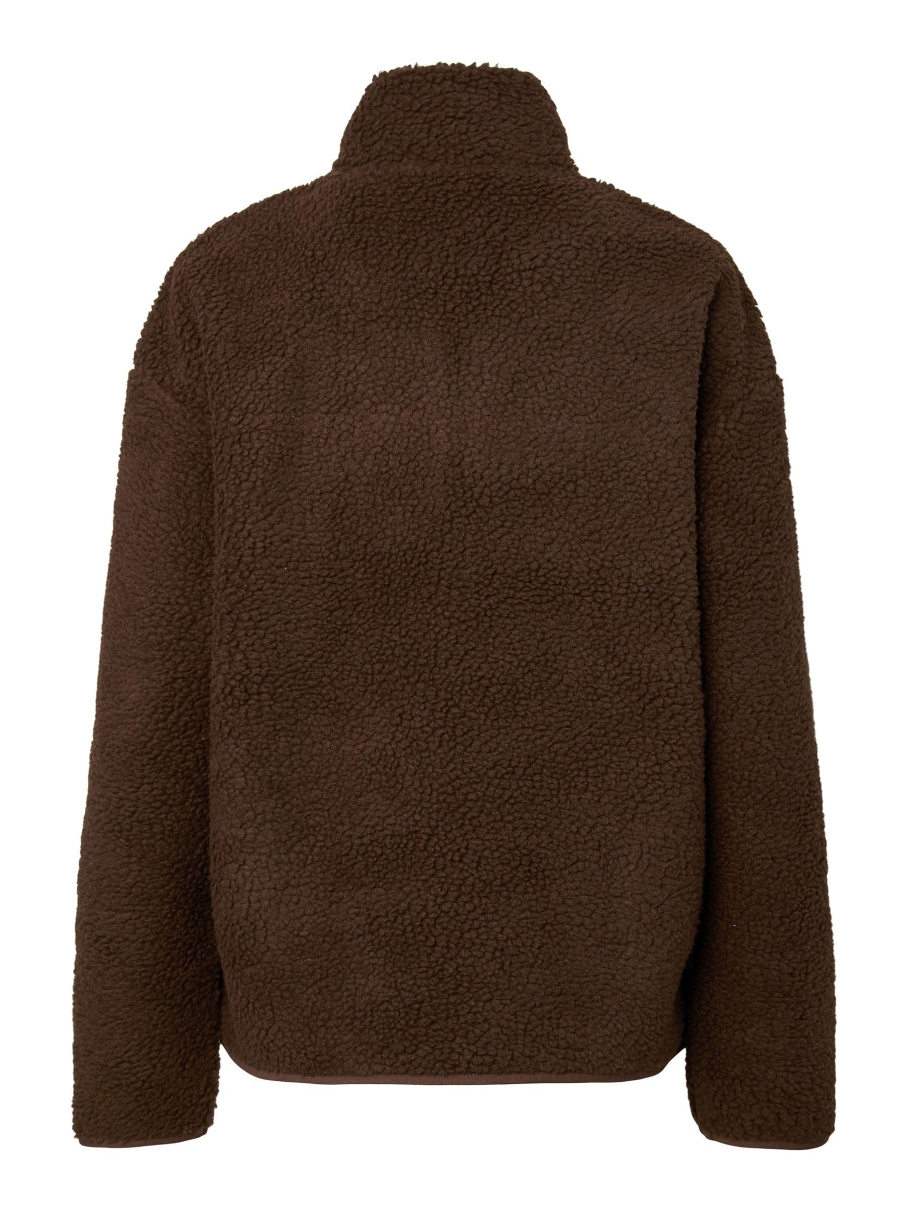 PIECES Sadia PCSADIA giacca teddy donna hot fudge