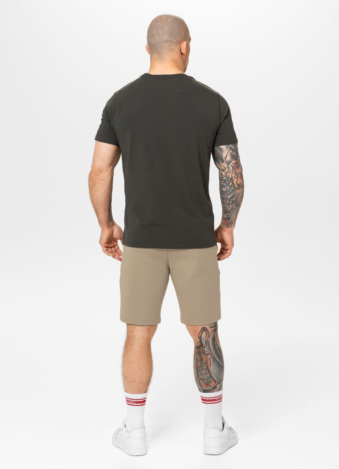 Pitbull Dogwood Shorts Uomo Cotone Tasche Zip