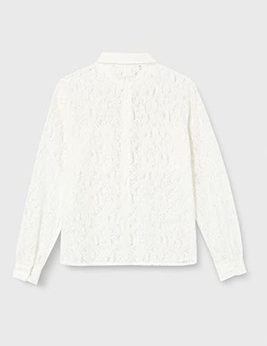 Pieces Pcbella camicia donna pizzo taglia XS manica lunga