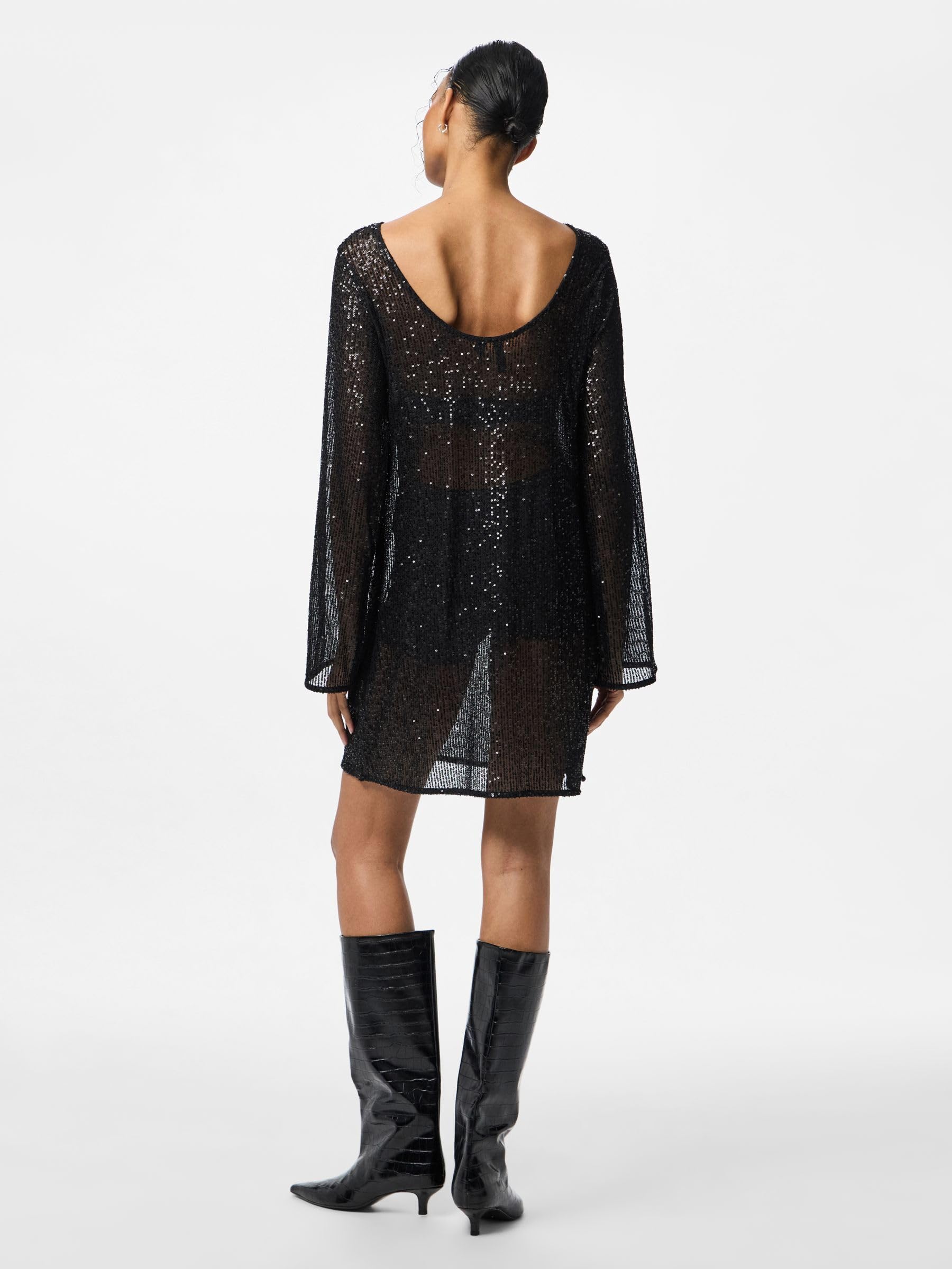 Pieces Pcjack LS Dress Jrs Pwp abito donna in jersey cotone